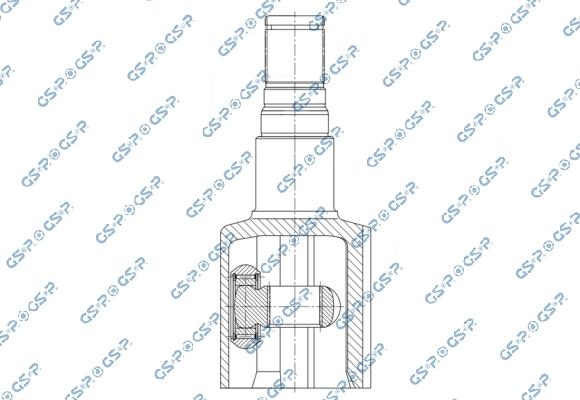 GSP 603722 - CV Joint Kit, drive shaft car-mod.net