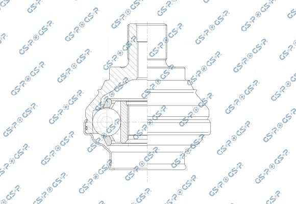 GSP 803488 - CV Joint Kit, drive shaft car-mod.net