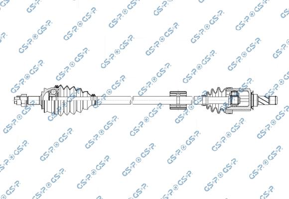 GSP 244078OL - Drive Shaft car-mod.net