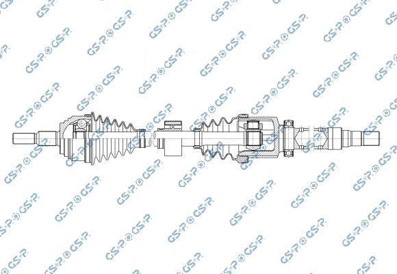 GSP 256408 - Drive Shaft car-mod.net
