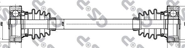 GSP 218129 - Drive Shaft car-mod.net