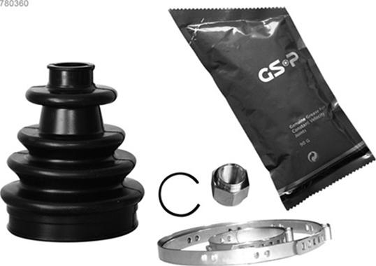 GSP 780360 - Bellow, drive shaft car-mod.net
