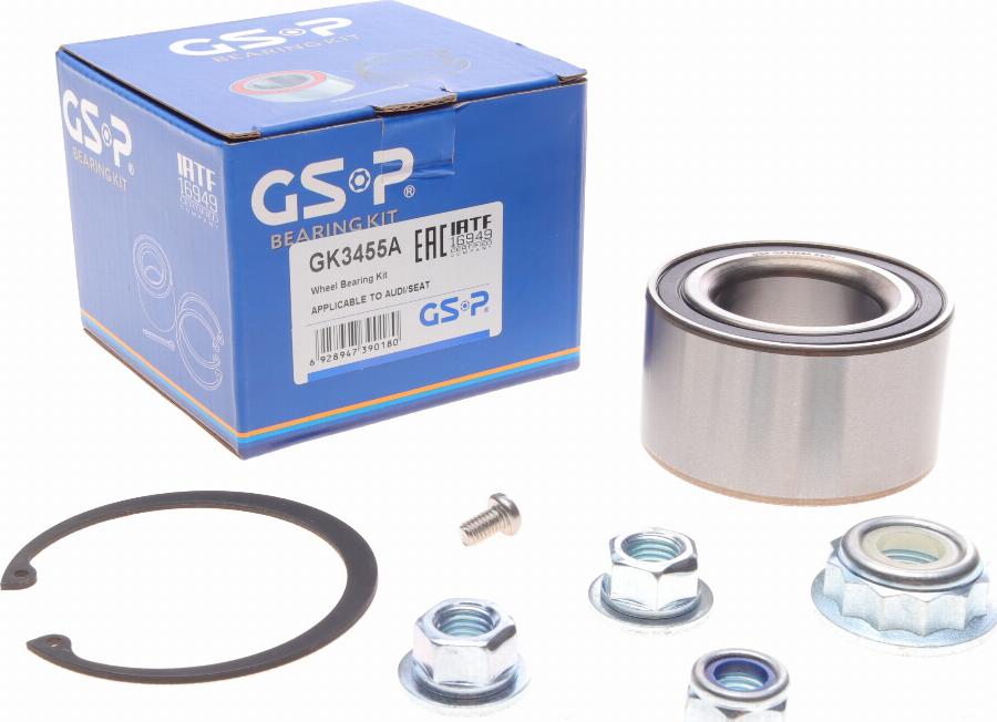 GSP GK3455A - Bearing Kit, wheel hub car-mod.net