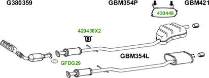 GT Exhausts G420430 - Exhaust System car-mod.net