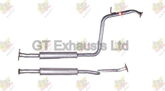 GT Exhausts GMA183 - Middle Silencer car-mod.net