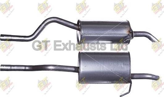 GT Exhausts GRN662 - End Silencer car-mod.net