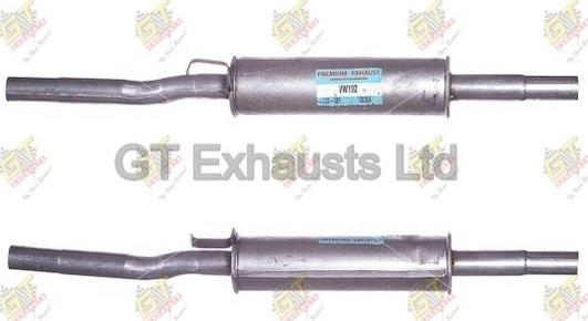 GT Exhausts GVW192 - Middle Silencer car-mod.net