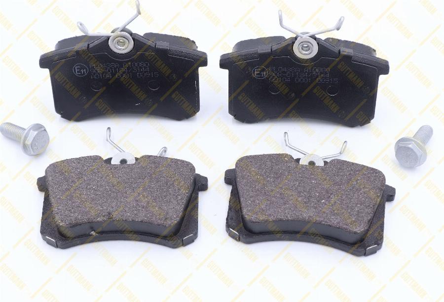 GUTTMANN BP655 - Brake Pad Set, disc brake car-mod.net