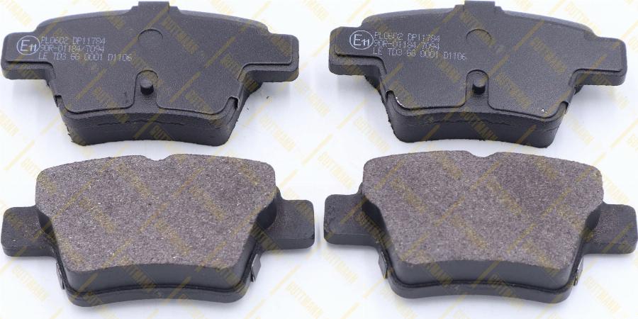GUTTMANN BP2619 - Brake Pad Set, disc brake car-mod.net