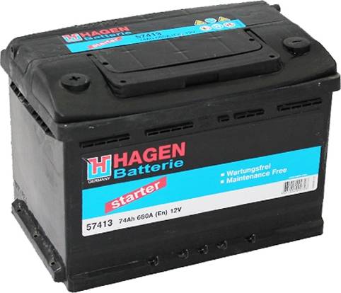 Hagen 57413 - Starter Battery car-mod.net
