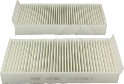 Hart 907 560 - Filter, interior air car-mod.net
