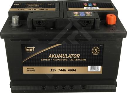 Hart 564 505 - Starter Battery car-mod.net