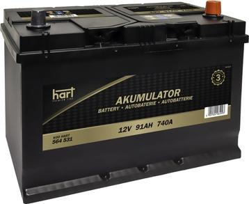 Hart 564 531 - Starter Battery car-mod.net