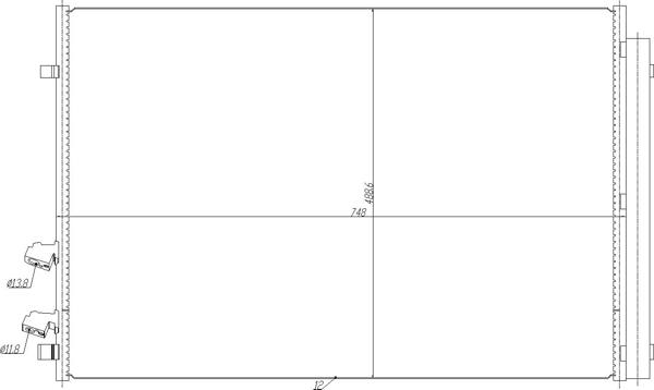 Hart 645 278 - Condenser, air conditioning car-mod.net
