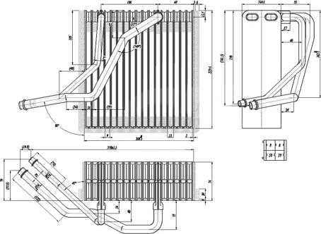 Hart 642 488 - Evaporator, air conditioning car-mod.net