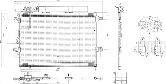 Hart 606 127 - Condenser, air conditioning car-mod.net