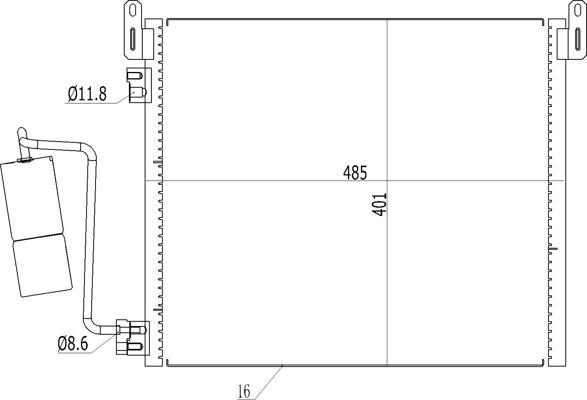Hart 619 062 - Condenser, air conditioning car-mod.net