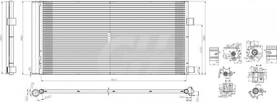Hart 611 224 - Condenser, air conditioning car-mod.net