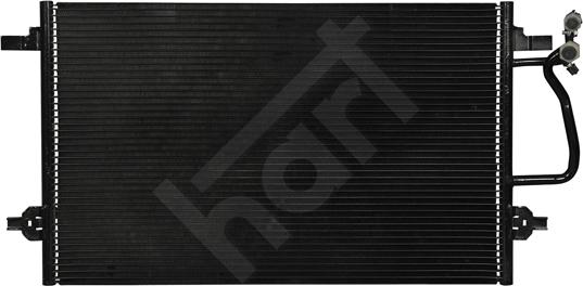 Hart 612 124 - Condenser, air conditioning car-mod.net