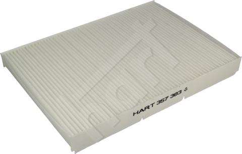 Hart 357 383 - Filter, interior air car-mod.net