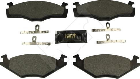 Hart 248 869 - Brake Pad Set, disc brake car-mod.net
