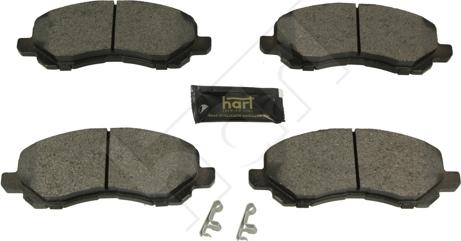 Hart 260 752 - Brake Pad Set, disc brake car-mod.net