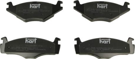 Hart 215 964 - Brake Pad Set, disc brake car-mod.net