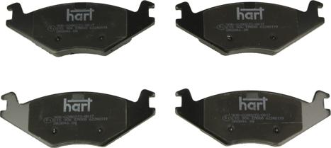 Hart 215 906 - Brake Pad Set, disc brake car-mod.net