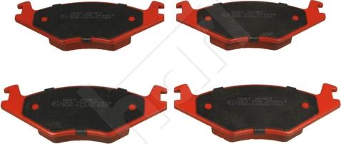 Hart 223 709 - Brake Pad Set, disc brake car-mod.net