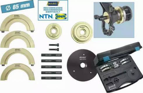HAZET 4934-2585/12 - Mounting Tool Set, wheel hub / wheel bearing car-mod.net