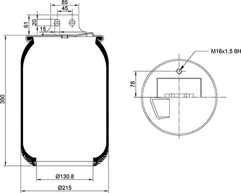 HD 020.27023.S01 - Bellow, air suspension car-mod.net