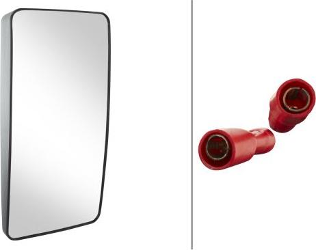 HELLA 9MX 563 468-002 - Mirror Glass, outside mirror car-mod.net