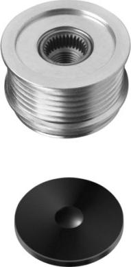 HELLA 9XU 358 038-041 - Pulley, alternator, freewheel clutch car-mod.net