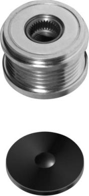 HELLA 9XU 358 038-361 - Pulley, alternator, freewheel clutch car-mod.net
