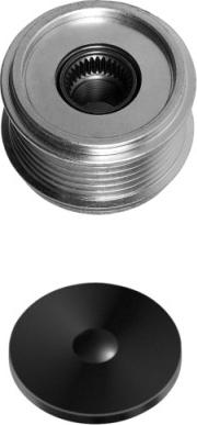 HELLA 9XU 358 038-331 - Pulley, alternator, freewheel clutch car-mod.net