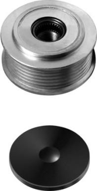 HELLA 9XU 358 038-241 - Pulley, alternator, freewheel clutch car-mod.net
