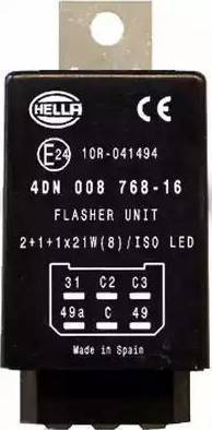 HELLA 4DN 007 431-021 - Flasher Unit car-mod.net