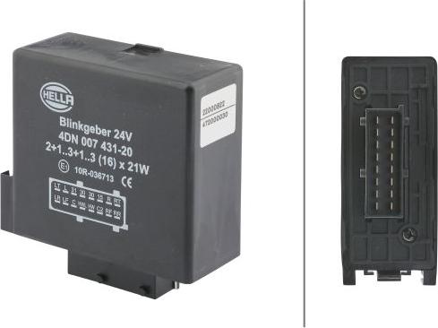 HELLA 4DN 007 431-201 - Flasher Unit car-mod.net