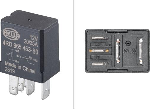HELLA 4RD965453-801 - Relay, wipe / wash interval car-mod.net