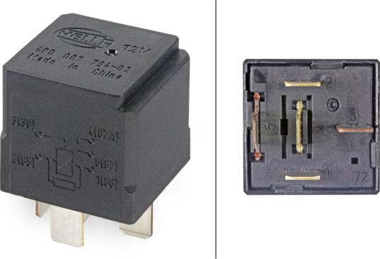 HELLA 4RD 007 794-027 - Relay, main current car-mod.net
