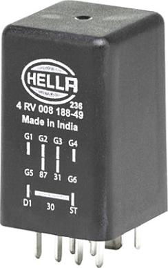 HELLA 4RV 008 188-491 - Control Unit, glow plug system car-mod.net