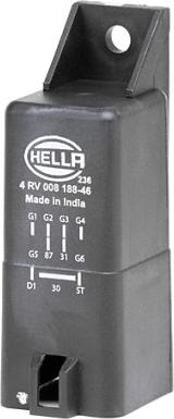 HELLA 4RV 008 188-461 - Control Unit, glow plug system car-mod.net