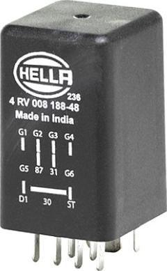 HELLA 4RV 008 188-481 - Control Unit, glow plug system car-mod.net