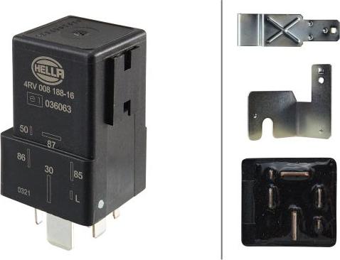 HELLA 4RV 008 188-161 - Control Unit, glow plug system car-mod.net