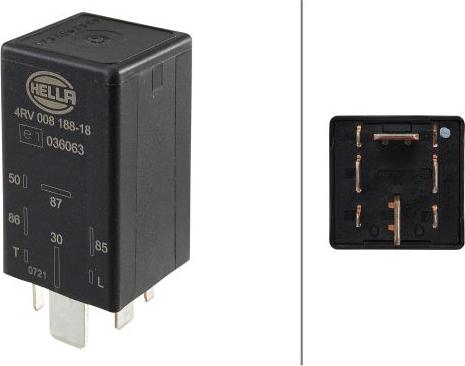 HELLA 4RV 008 188-181 - Control Unit, glow plug system car-mod.net