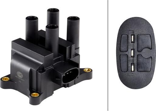 HELLA 5DA 193 175-411 - Ignition Coil car-mod.net