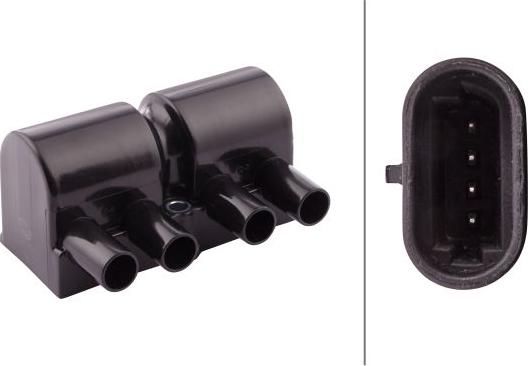 HELLA 5DA 193 175-581 - Ignition Coil car-mod.net