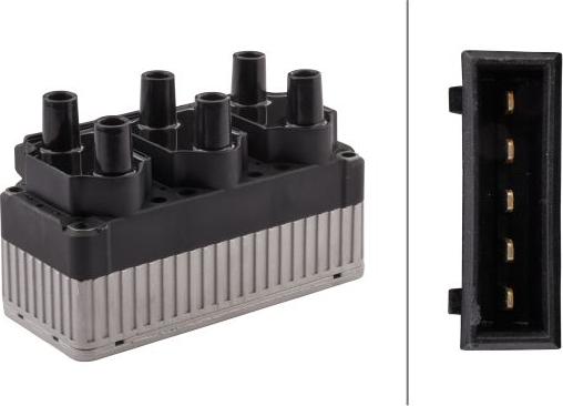 HELLA 5DA 358 057-091 - Ignition Coil car-mod.net