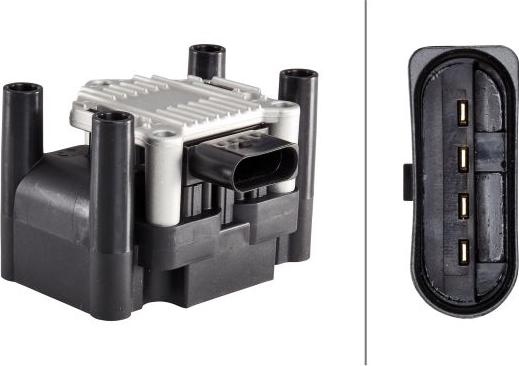 HELLA 5DA 358 000-171 - Ignition Coil car-mod.net