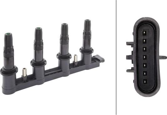 HELLA 5DA 358 000-241 - Ignition Coil car-mod.net